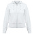Толстовка женская Hooded Full Zip белая - миниатюра