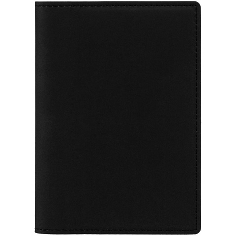 Обложка для паспорта Multimo, черная с синим - рис 3.