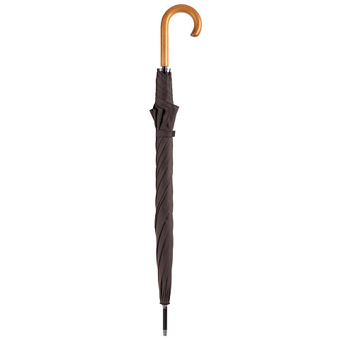 Зонт-трость Classic, коричневый - рис 5.