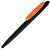 Ручка шариковая Prodir DS5 TRR-P Soft Touch, черная с оранжевым - миниатюра - рис 2.