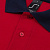 Рубашка поло Prince 190, красная с темно-синим - миниатюра - рис 4.