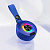 Bluetooth-колонка «Цветной ритм» Yoyo с RGB-подсветкой, синяя - миниатюра