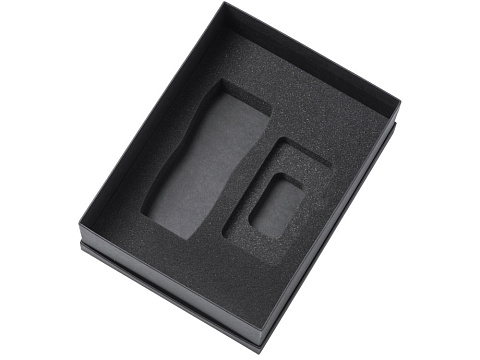 Подарочный набор c вакуумной термокружкой и повербанком С2, красный - рис 3.