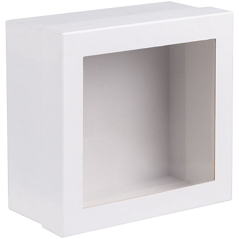Коробка Teaser с окном, белая - рис 2.