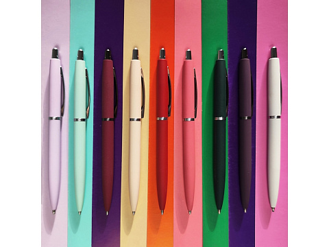 Ручка металлическая шариковая San Remo, софт-тач, 1.0 мм, коралловый - рис 5.